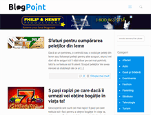Tablet Screenshot of blogpoint.ro